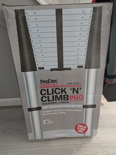 Prodec telescopic ladder 8m - ladder, 3.8m