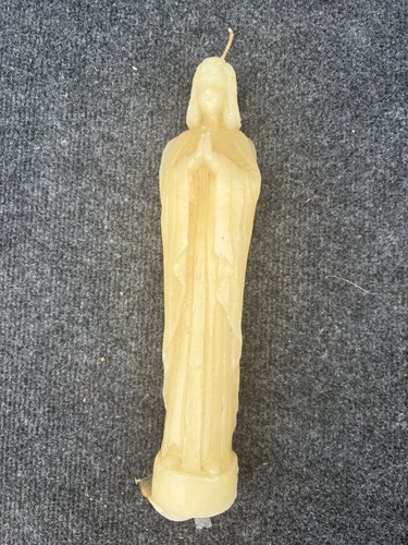 Vintage beeswax virgin mary - vintage,
