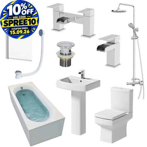 Complete bathroom suite 1500mm - suite,