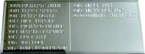 Annual perpetual trophy - trophy,