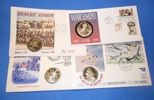 Marshall Islands $5 Dollar Coins Covers Elvis Moon WW2 Desert Storm: See Menu