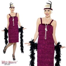 Ladies 1920s Charleston Red