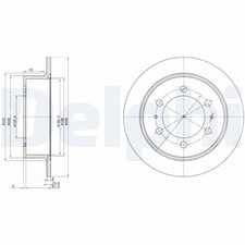 Delphi bg3522 brake - delphi,