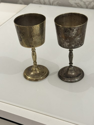Vintage pair epns silver - pair,