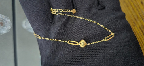 Genuine 18ct gold dainty - gold,