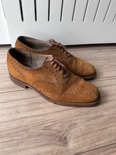 Grenson Suede Brogues Size UK