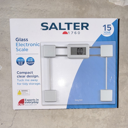 Salter glass digital - glass,