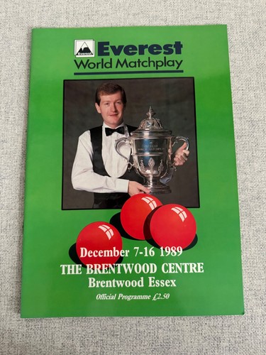 Signed world matchplay 1989 - signed,