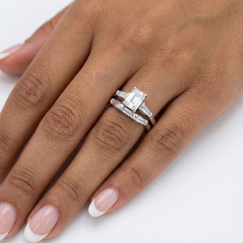 Engagement ring set platinum - set,