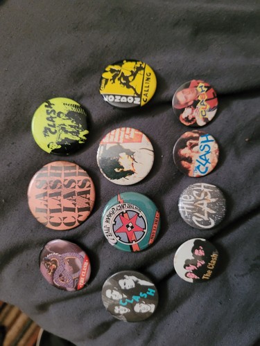 Clash pin badges vintage punk - pin,