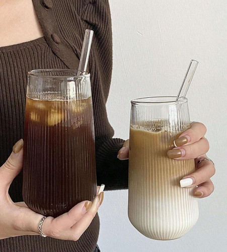 Tall latte glasses - 2,
