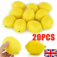 20pcs Limes Lemon Lifelike Artificial Plastic Fake Fruit Imitation Home Decor