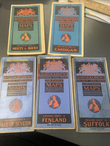 Bartholemews contoured maps - bartholemews,