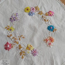 Vintage cream Beaded