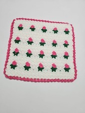 Handmade crochet bath pouf - handmade,