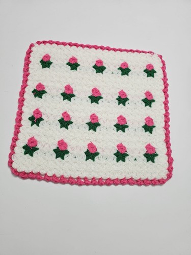 Handmade crochet bath pouf - handmade,