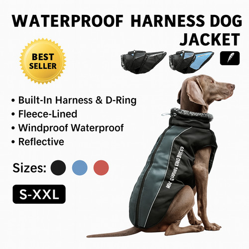 Dog coat waterproof reflective - dog,