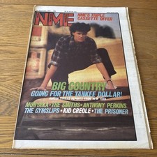 NME Newspaper - Stuart Adamson Front Cover - 24th September 1983
