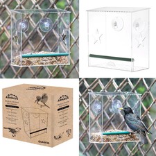 Glass Window Bird Feeder