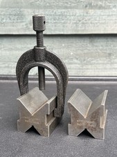 MOORE & WRIGHT No 502 V BLOCKS And Clamp
