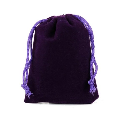 Velvet drawstring bags satin - velvet,