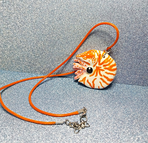 Nautilus shell animal charm - shell,