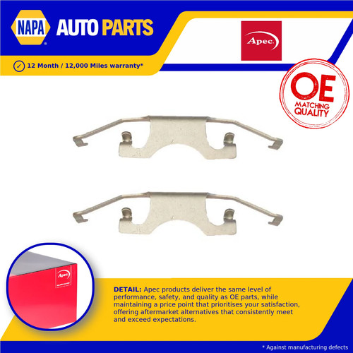 Brake pad fitting kit fits - fitting,