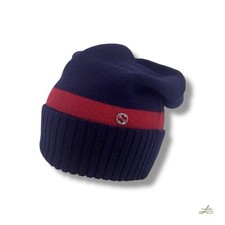 Gucci Web Stripe Wool Beanie