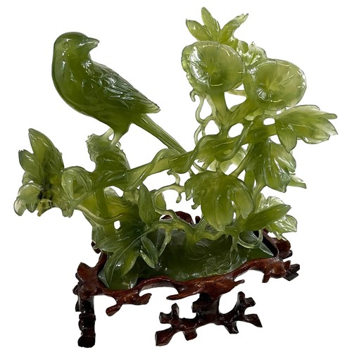 Vintage hand carved jade - hand,