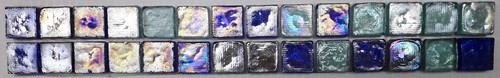 Mosaic lustre glass tiles - mosaic,