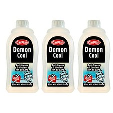CarPlan Winter Antifreeze & Summer Coolant Universal Top Up Demon Cool 3x 1L