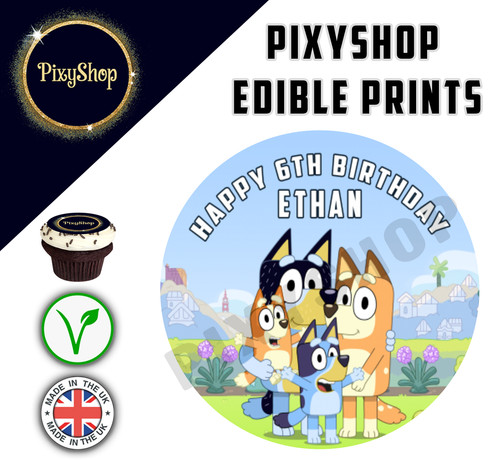 Personalised bluey theme - personalised,