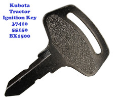 Kubota Tractor Ignition Key 37410 - 55150 - BX1500 Industrial  Key