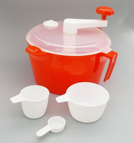 Red plastic dough maker - plastic,