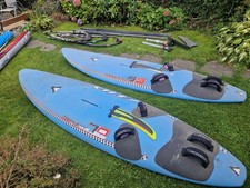 Windsurfing Equipment, 2 Boards, 2 masts, 3 sails, 3 booms, 2 mast extensions