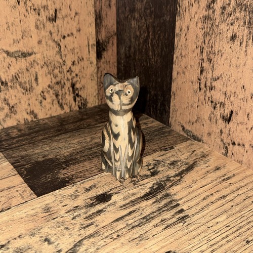 Vintage hand carved - , buffalo