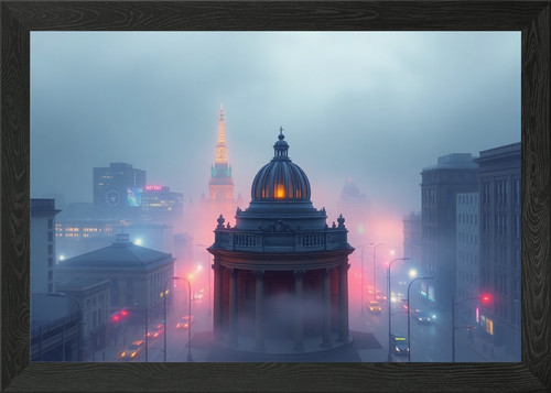 Glasgow city center framed - glasgow,