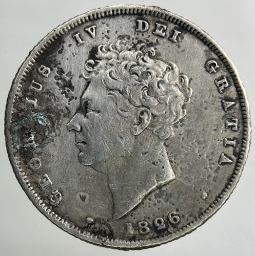 1826 george shilling silver - iv,