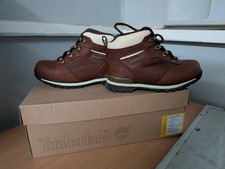 Timberland  Brown Leather Ankle Boots Youth Size  1.5 UK