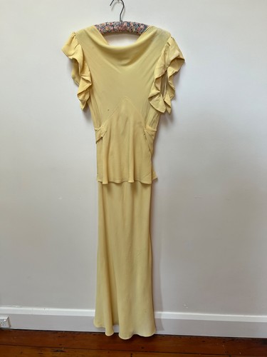 Butter yellow 1930s - 1930s, bias