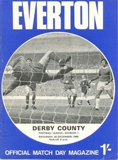 Everton Home Programmes