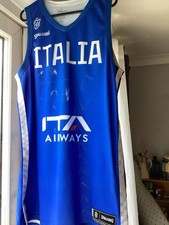 Italia Basketball Jersey (Spalding) Large
