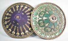 VINTAGE PUNJABI DHALLA SHIELDS (X2)