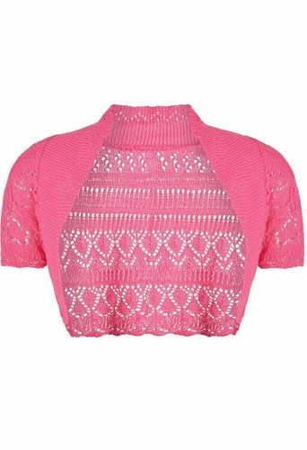 Short sleeve knitted crochet - short,