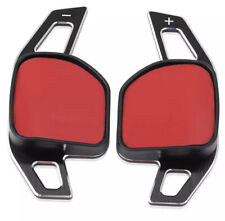 Black Metal Paddle Shift Gear Extensions DSG Shifters For Leon MK3 Cupra