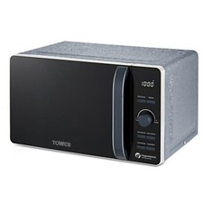 Tower T24031BLU Blue Ice Diamond 800w 20litre microwave Brand New