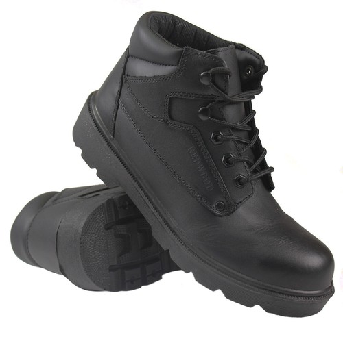 Mens leather ankle - leather, safety