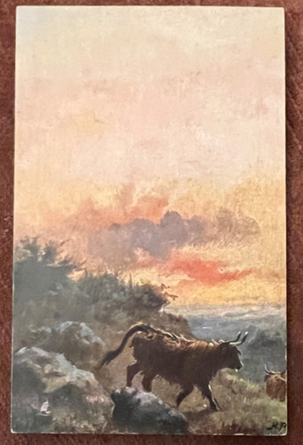 Antique postcard artist - , harry