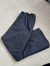 Sunderland Of Scotland GT Pro Golf Waterproof Trousers With Belt Navy XL- S Leg