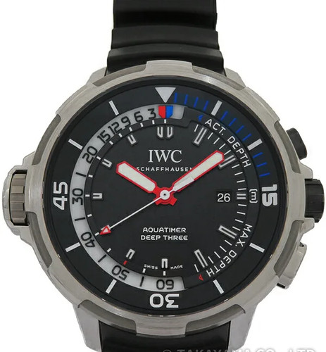 Iwc aquatimer deep three - aquatimer,